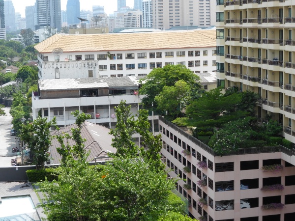Крыши домов Бангкока